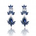 Style Diva Blue Stone Earrings